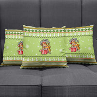 Funny Cat Merry Christmas Pillow Cover Xmas Holiday Patterns - Wonder Print Shop