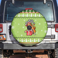 Funny Cat Merry Christmas Spare Tire Cover Xmas Holiday Patterns - Wonder Print Shop