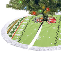 Funny Cat Merry Christmas Tree Skirt Xmas Holiday Patterns - Wonder Print Shop