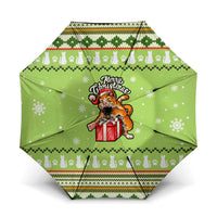 Funny Cat Merry Christmas Umbrella Xmas Holiday Patterns - Wonder Print Shop