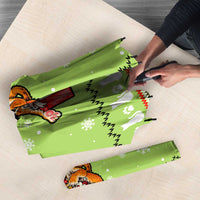 Funny Cat Merry Christmas Umbrella Xmas Holiday Patterns - Wonder Print Shop