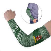 Funny Christmas Gift Beagle Christmas Arm Sleeves Xmas Holiday Patterns - Wonder Print Shop