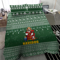 Funny Christmas Gift Beagle Christmas Bedding Set Xmas Holiday Patterns - Wonder Print Shop