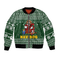 Funny Christmas Gift Beagle Christmas Bomber Jacket Xmas Holiday Patterns - Wonder Print Shop