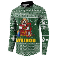 Funny Christmas Gift Beagle Christmas Button Sweatshirt Xmas Holiday Patterns - Wonder Print Shop
