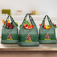 Funny Christmas Gift Beagle Christmas Grocery Bag Xmas Holiday Patterns - Wonder Print Shop