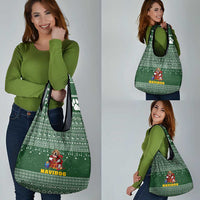 Funny Christmas Gift Beagle Christmas Grocery Bag Xmas Holiday Patterns - Wonder Print Shop