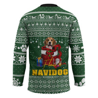 Funny Christmas Gift Beagle Christmas Hockey Jersey Xmas Holiday Patterns - Wonder Print Shop