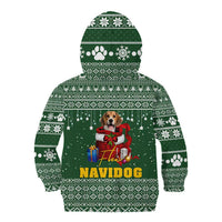 Funny Christmas Gift Beagle Christmas Kid Hoodie Xmas Holiday Patterns - Wonder Print Shop
