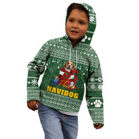 Funny Christmas Gift Beagle Christmas Kid Hoodie Xmas Holiday Patterns - Wonder Print Shop