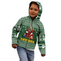 Funny Christmas Gift Beagle Christmas Kid Hoodie Xmas Holiday Patterns - Wonder Print Shop