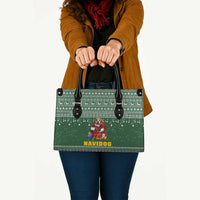 Funny Christmas Gift Beagle Christmas Leather Bag Xmas Holiday Patterns - Wonder Print Shop