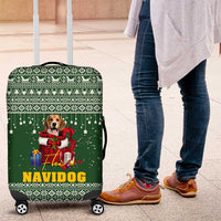 Funny Christmas Gift Beagle Christmas Luggage Cover Xmas Holiday Patterns - Wonder Print Shop