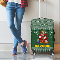 Funny Christmas Gift Beagle Christmas Luggage Cover Xmas Holiday Patterns - Wonder Print Shop
