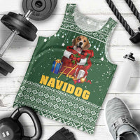 Funny Christmas Gift Beagle Christmas Men Tank Top Xmas Holiday Patterns - Wonder Print Shop