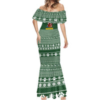 Funny Christmas Gift Beagle Christmas Mermaid Dress Xmas Holiday Patterns - Wonder Print Shop