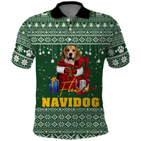 Funny Christmas Gift Beagle Christmas Polo Shirt Xmas Holiday Patterns - Wonder Print Shop