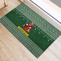Funny Christmas Gift Beagle Christmas Rubber Doormat Xmas Holiday Patterns - Wonder Print Shop