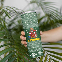 Funny Christmas Gift Beagle Christmas Skinny Tumbler Xmas Holiday Patterns - Wonder Print Shop