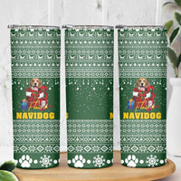 Funny Christmas Gift Beagle Christmas Skinny Tumbler Xmas Holiday Patterns - Wonder Print Shop
