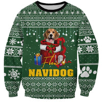 Funny Christmas Gift Beagle Christmas Sweatshirt Xmas Holiday Patterns - Wonder Print Shop