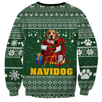 Funny Christmas Gift Beagle Christmas Sweatshirt Xmas Holiday Patterns - Wonder Print Shop