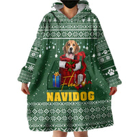 Funny Christmas Gift Beagle Christmas Wearable Blanket Hoodie Xmas Holiday Patterns - Wonder Print Shop