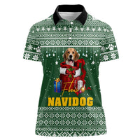 Funny Christmas Gift Beagle Christmas Women Polo Shirt Xmas Holiday Patterns - Wonder Print Shop