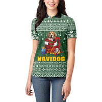 Funny Christmas Gift Beagle Christmas Women Polo Shirt Xmas Holiday Patterns - Wonder Print Shop