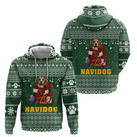 Funny Christmas Gift Beagle Christmas Zip Hoodie Xmas Holiday Patterns - Wonder Print Shop