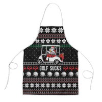 Golf Sucks Christmas Apron Xmas Holiday Patterns - Wonder Print Shop