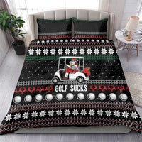 Golf Sucks Christmas Bedding Set Xmas Holiday Patterns - Wonder Print Shop