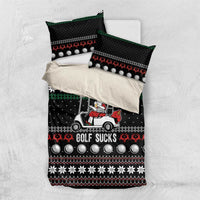Golf Sucks Christmas Bedding Set Xmas Holiday Patterns - Wonder Print Shop