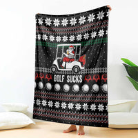 Golf Sucks Christmas Blanket Xmas Holiday Patterns - Wonder Print Shop