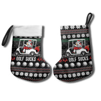 Golf Sucks Christmas Stocking Xmas Holiday Patterns - Wonder Print Shop