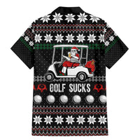 Golf Sucks Christmas Family Matching Mermaid Dress and Hawaiian Shirt Xmas Holiday Patterns - Wonder Print Shop