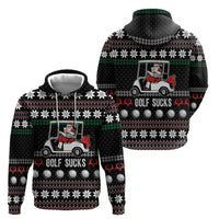 Golf Sucks Christmas Hoodie Xmas Holiday Patterns - Wonder Print Shop
