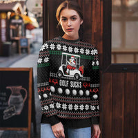 Golf Sucks Christmas Ugly Christmas Sweater Xmas Holiday Patterns - Wonder Print Shop