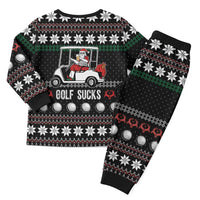 Golf Sucks Christmas Pajama Set Xmas Holiday Patterns - Wonder Print Shop
