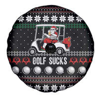 Golf Sucks Christmas Spare Tire Cover Xmas Holiday Patterns - Wonder Print Shop
