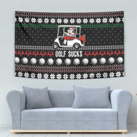 Golf Sucks Christmas Tapestry Xmas Holiday Patterns - Wonder Print Shop