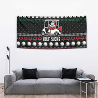 Golf Sucks Christmas Tapestry Xmas Holiday Patterns - Wonder Print Shop