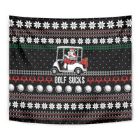 Golf Sucks Christmas Tapestry Xmas Holiday Patterns - Wonder Print Shop