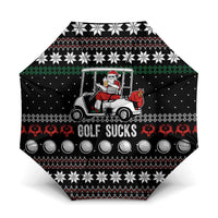 Golf Sucks Christmas Umbrella Xmas Holiday Patterns - Wonder Print Shop