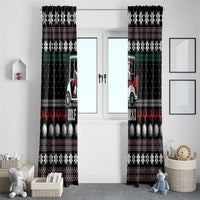 Golf Sucks Christmas Window Curtain Xmas Holiday Patterns - Wonder Print Shop
