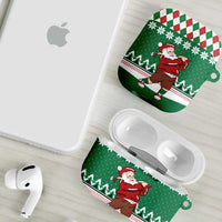 Golfer Santa Christmas AirPods Case Xmas Holiday Patterns - Wonder Print Shop