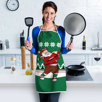 Golfer Santa Christmas Apron Xmas Holiday Patterns - Wonder Print Shop