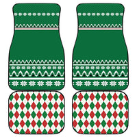 Golfer Santa Christmas Car Mats Xmas Holiday Patterns - Wonder Print Shop