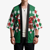 Golfer Santa Christmas Kimono Xmas Holiday Patterns - Wonder Print Shop