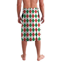 Golfer Santa Christmas Lavalava Xmas Holiday Patterns - Wonder Print Shop